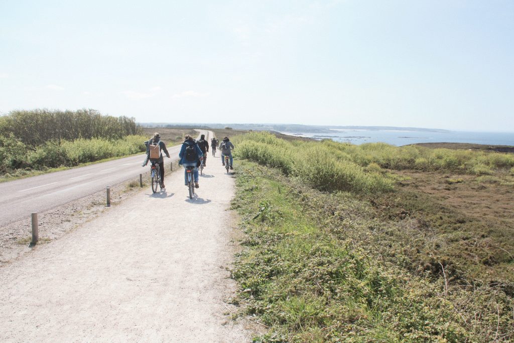 Véloroute entre le Cap Fréhel et les sables d'or