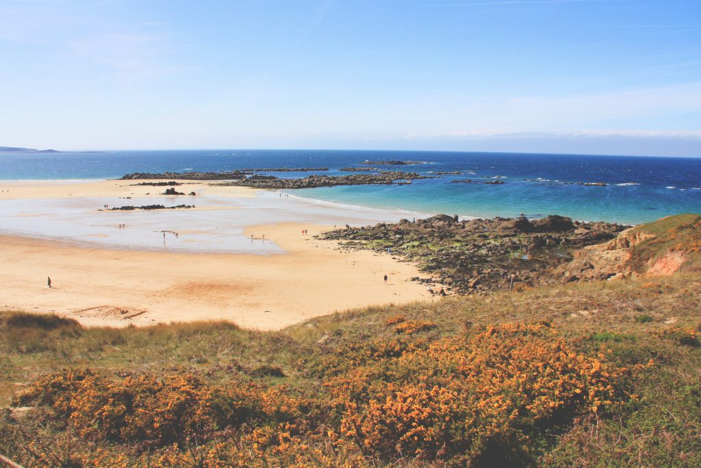 Véloroute entre le Cap Fréhel et les sables d'or