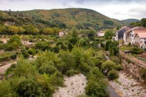 Depuis le pont médiéval d'Olargues