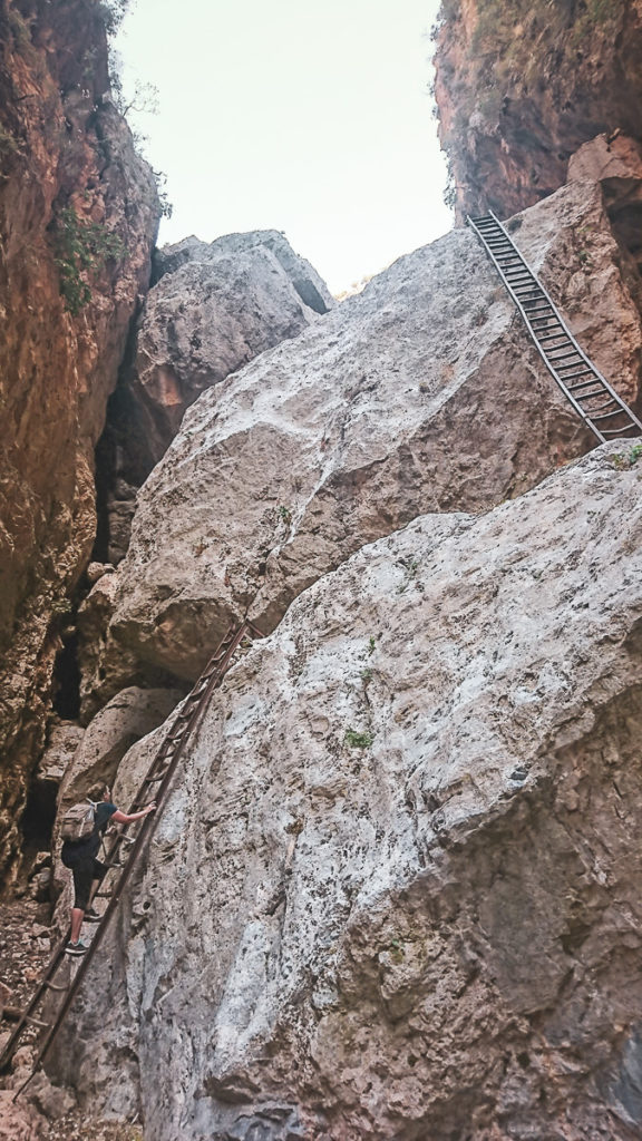 Echelles Gorges d'Aradena