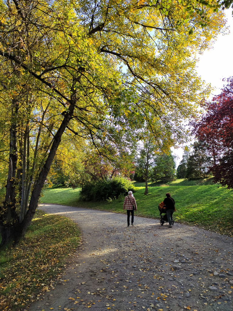 Balade en Auvergne en poussette plan d' du mas Issoire