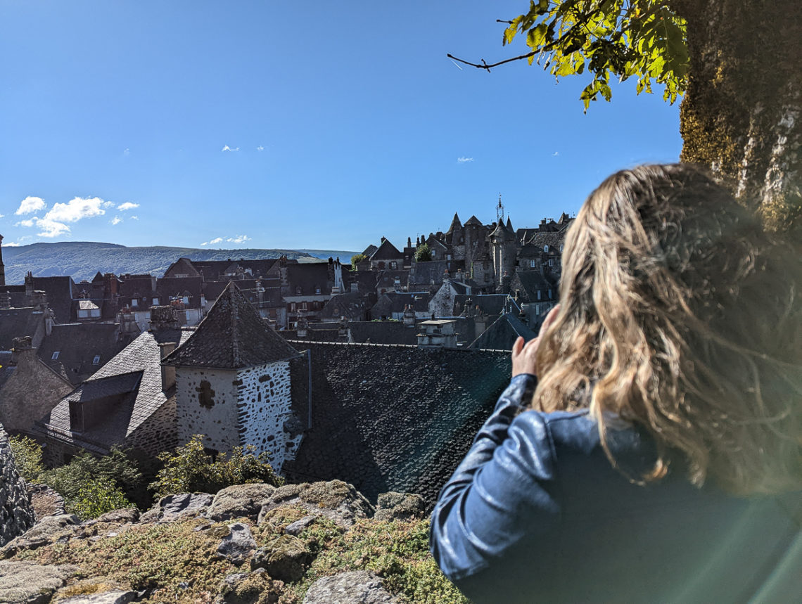 POint de vue depuis l'ancien château de Salers