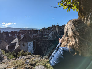 POint de vue depuis l'ancien château de Salers