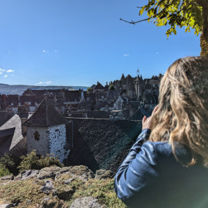 POint de vue depuis l'ancien château de Salers