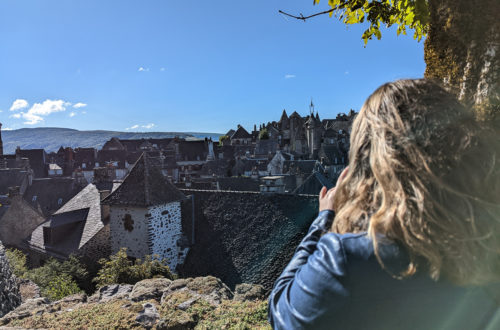 POint de vue depuis l'ancien château de Salers